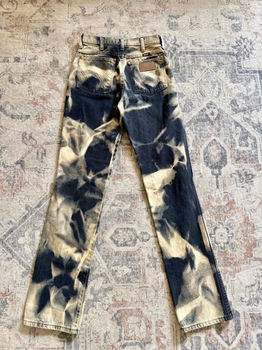 Vintage Wrangler Bleach-Dyed Jeans- Size 29